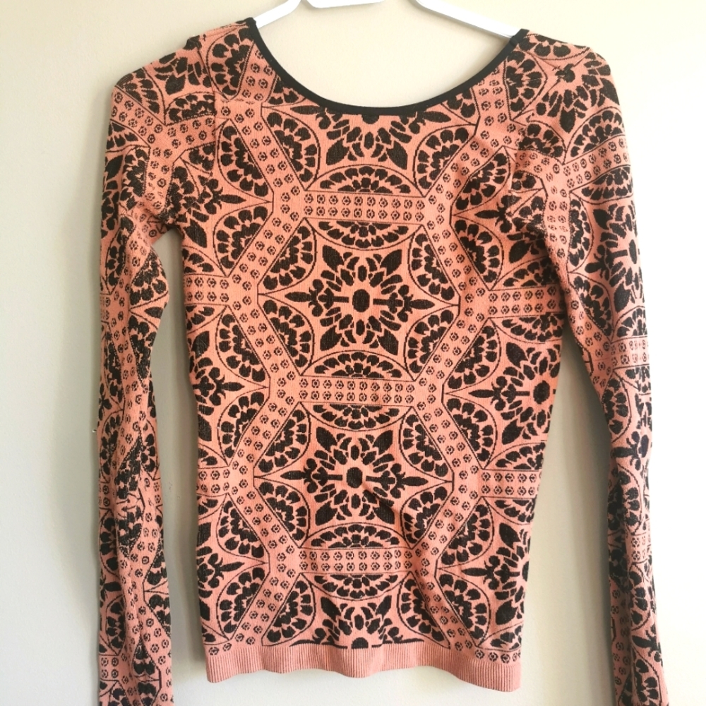 Vintage Free People low open back top